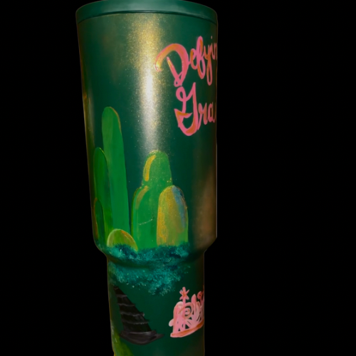 Defying Gravity Tumbler Mug
