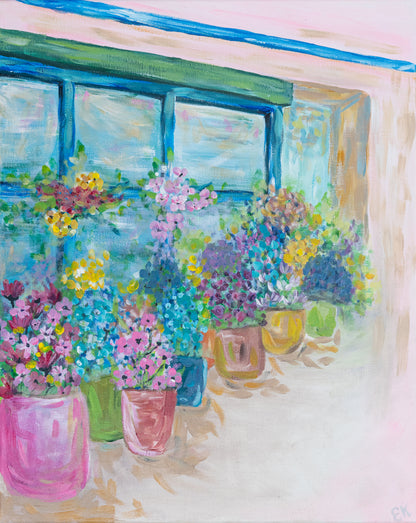 Abstract Floral Shop: Paper Print