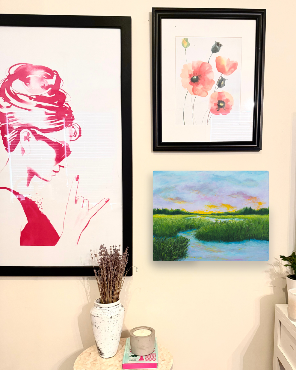 Calm Coastal Marsh: Paper Print