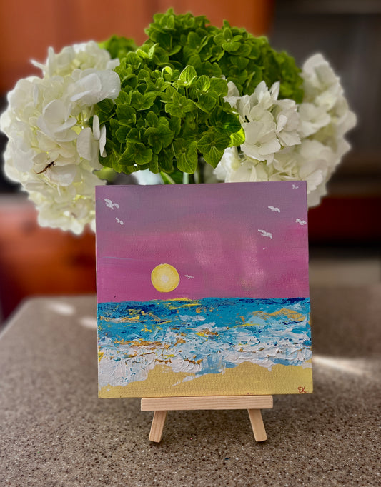 Mini Beach with Easel Stand